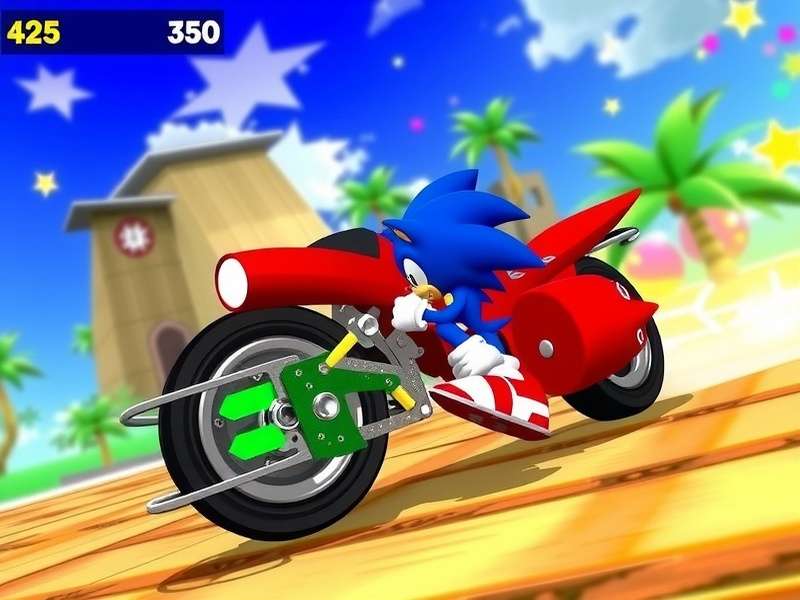 Striker Sonic Flash Champion gameplay screenshot